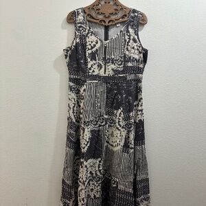 Coldwater Creek Multi Color Print Dress